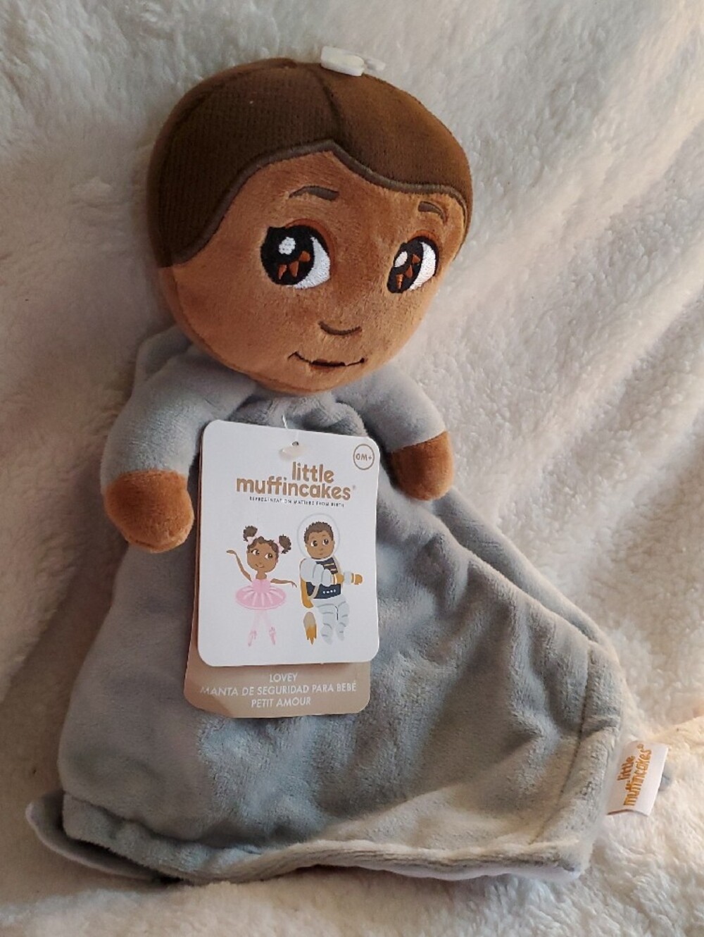 Little Muffincakes Baby Lovey Security Blanket Astronaut Toy Plush Age 0M+ NWT